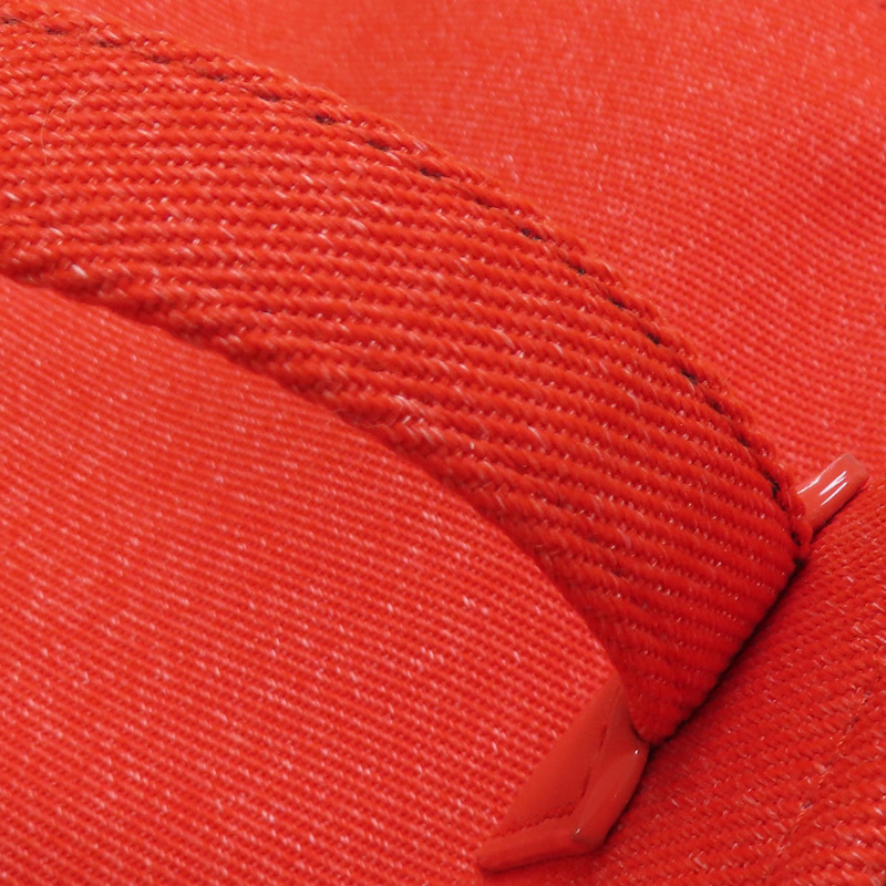 橘色 布面 肩背包 托特包-14