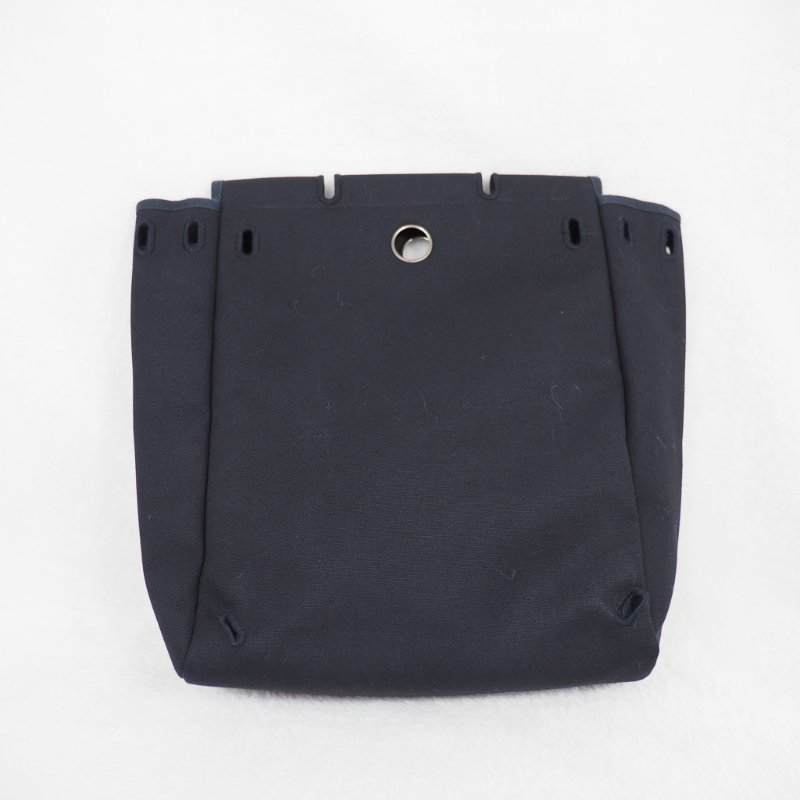 HERMES 黑銀 Herbag 背包-5