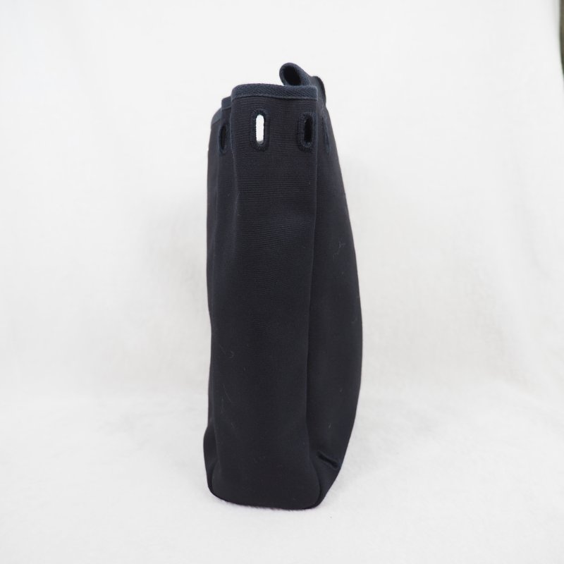 HERMES 黑銀 Herbag 背包-22