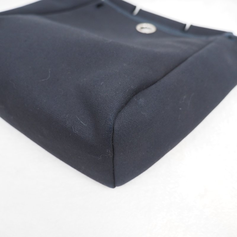 HERMES 黑銀 Herbag 背包-24
