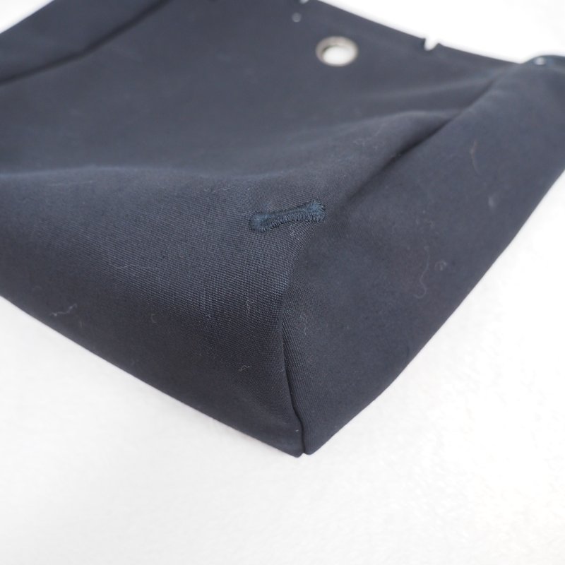 HERMES 黑銀 Herbag 背包-27
