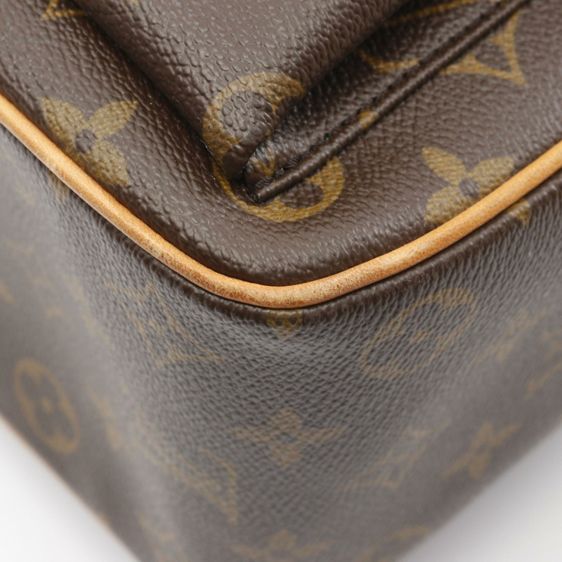 LOUIS VUITTON Multiple cite 手提包 M51162 Monogram 帆布 棕色 二手 女士 LV-5