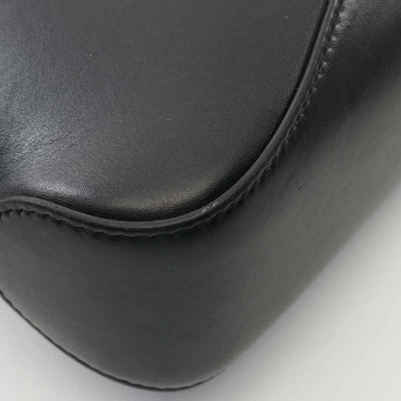 BALENCIAGA XX 中型單肩包 695591 黑色皮革 二手 女士-4