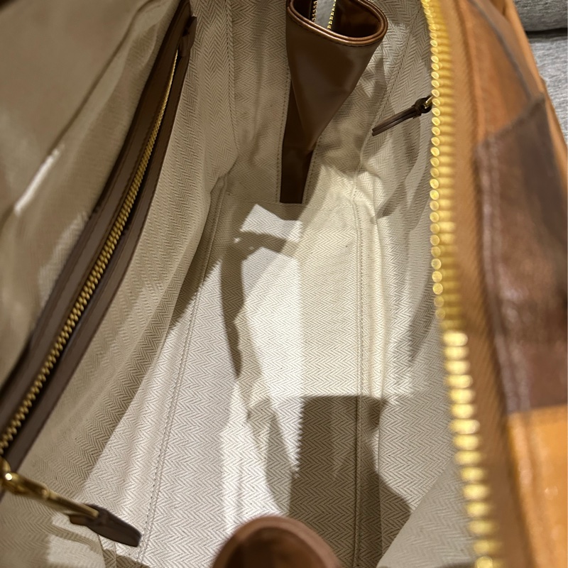 Miu Miu 皮革拼縫 Beau 手袋-6