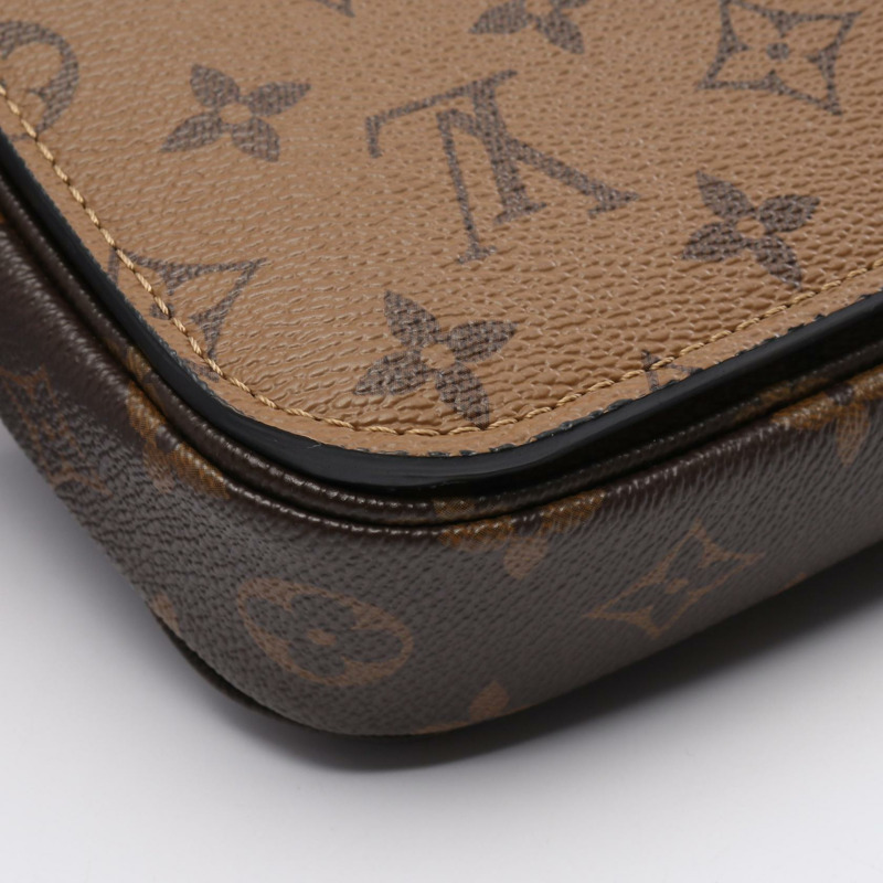 路易威登 Pochette Metis 中型兩用手提包 M44876 Monogram Reverse 二手女款-4