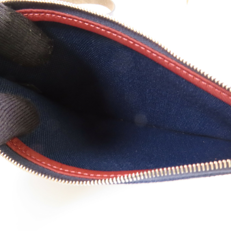 HERMES 【激減優惠】帆布Herbag銀扣手挽肩背兩用袋76 Bleu Indigo-9