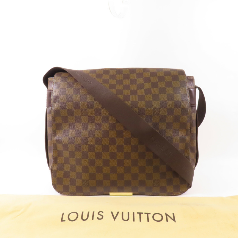 LOUIS VUITTON Damier Bastille金扣肩背袋-20