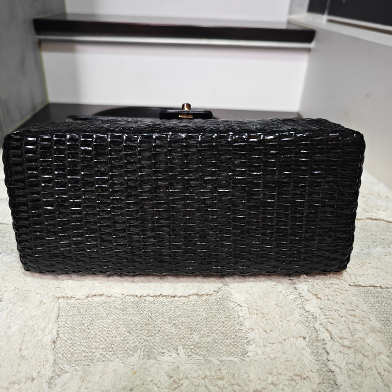 玩家必收 ChanelVintage特殊工藝藤編包 卡標齊-4