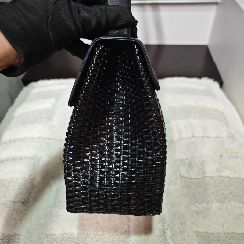 玩家必收 ChanelVintage特殊工藝藤編包 卡標齊-10