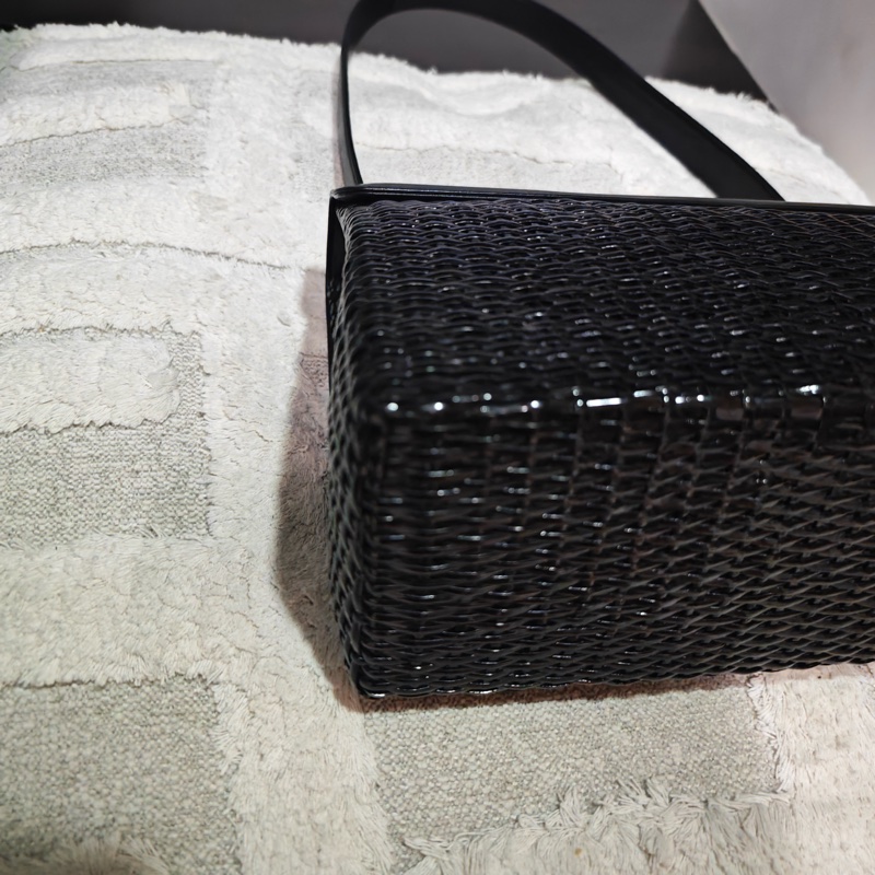玩家必收 ChanelVintage特殊工藝藤編包 卡標齊-15