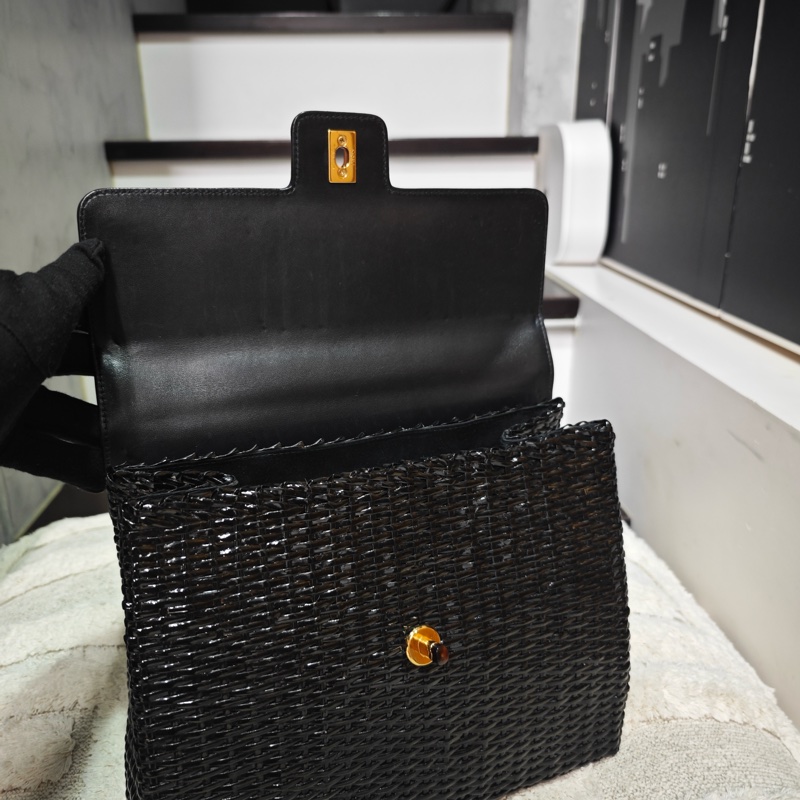 玩家必收 ChanelVintage特殊工藝藤編包 卡標齊-60