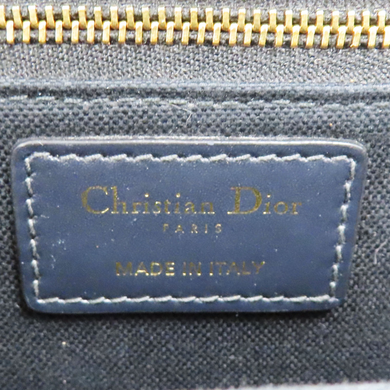 藍色 TI花 帆布皮革 30 Montaigne 肩背-7