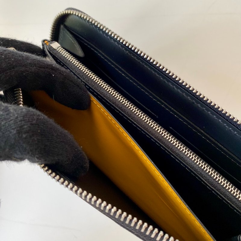 GOYARD MATIGNON WALLET GM 黑色 12卡 拉鍊 長夾-8