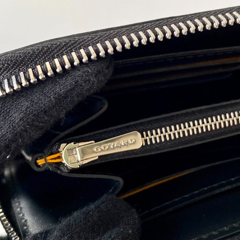 GOYARD MATIGNON WALLET GM 黑色 12卡 拉鍊 長夾-11