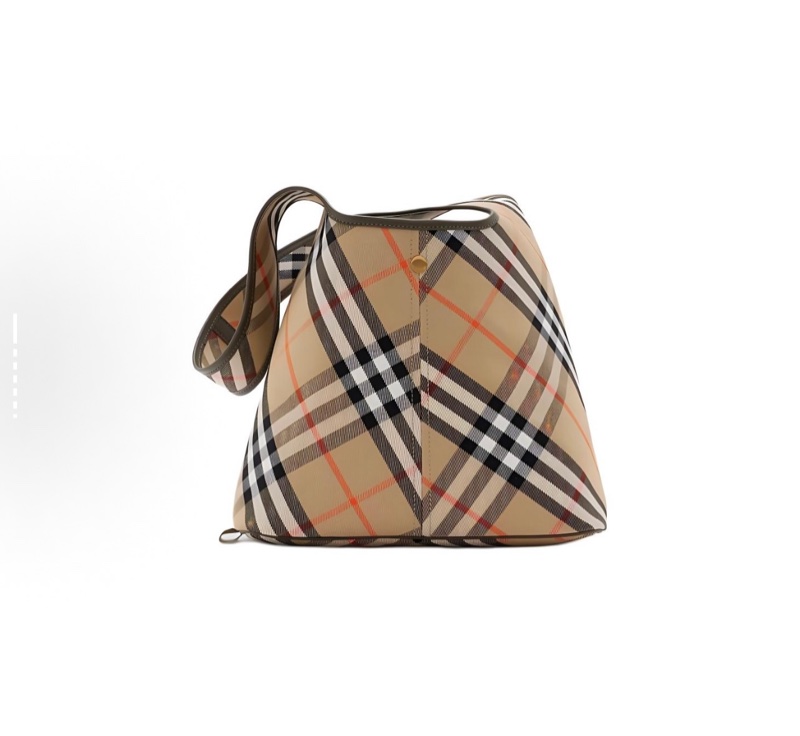 Burberry博柏利 按扣閉合可拆卸小袋 Hobo 小號-5