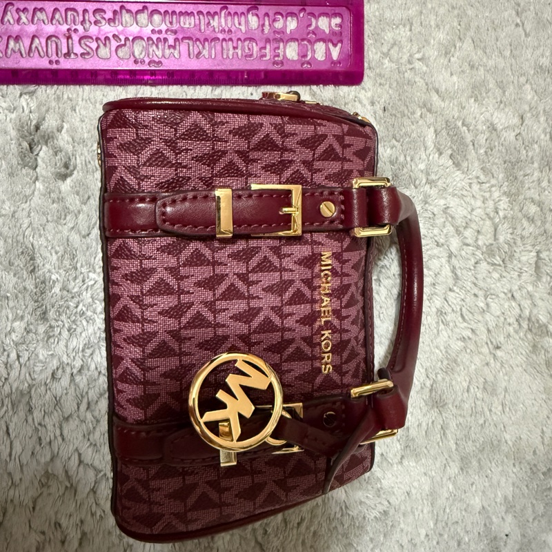 CC蕾夢🍋《超值二手商品》 MICHAEL KORS 正品 手拿包 波士頓包 背帶可拆可調(含原廠防塵袋)**誠可議-4