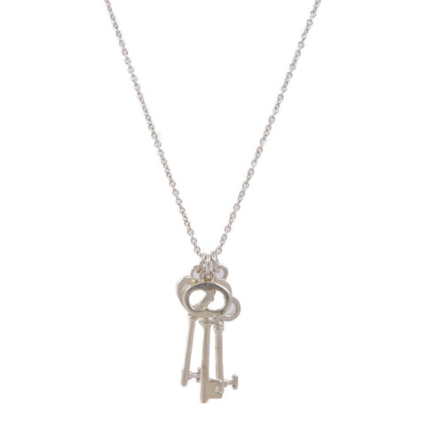 TIFFANY＆CO 925純銀3 Key Pendant項鍊