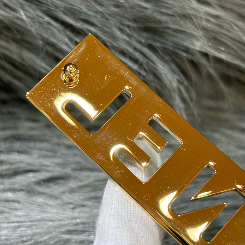 CHANEL AAA216B LOGO 字母 金屬牌白色琺瑯鏤空 黑色羊皮 腰帶 皮帶 腰封-9