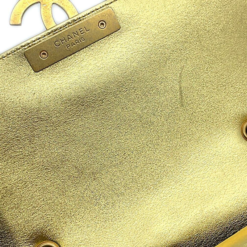 香奈兒鏈單肩包 Matelasse Coco Mark 小羊皮 A57276 CHANEL 2way 黑金-7