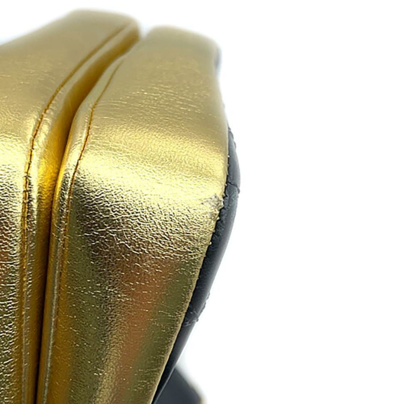 香奈兒鏈單肩包 Matelasse Coco Mark 小羊皮 A57276 CHANEL 2way 黑金-11