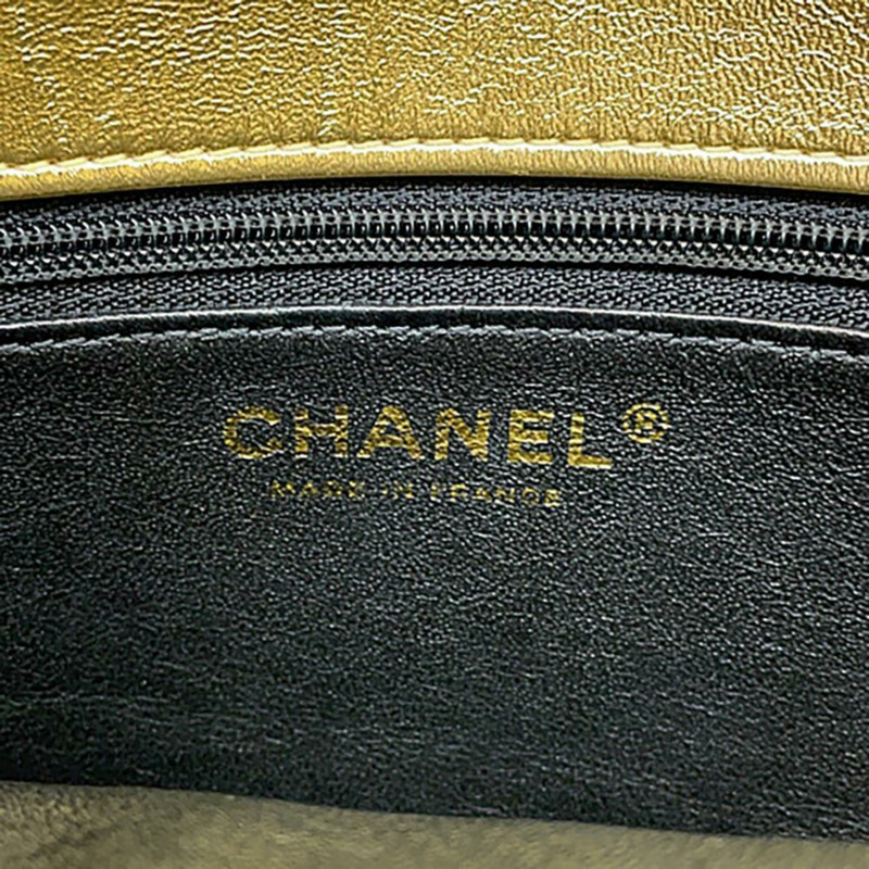 香奈兒鏈單肩包 Matelasse Coco Mark 小羊皮 A57276 CHANEL 2way 黑金-17