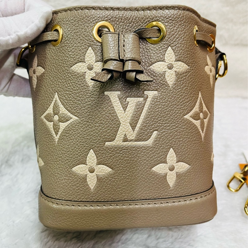LV Nano Noe 大象灰水桶（晶片款） 可斜背肩背手提～-6