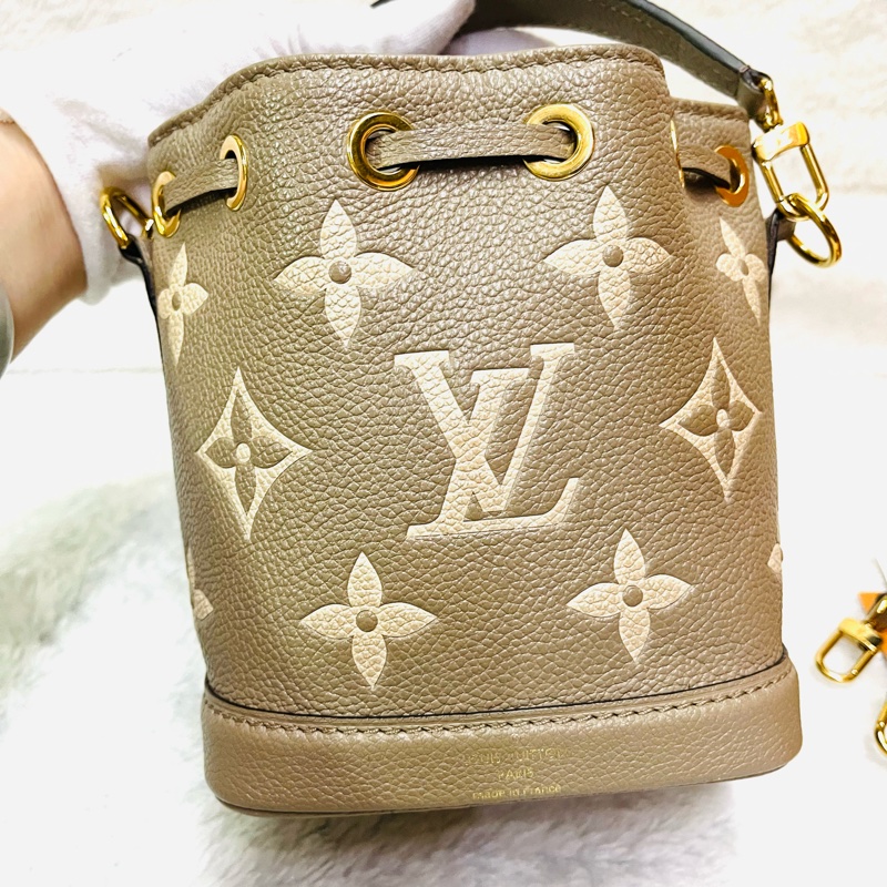 LV Nano Noe 大象灰水桶（晶片款） 可斜背肩背手提～-7