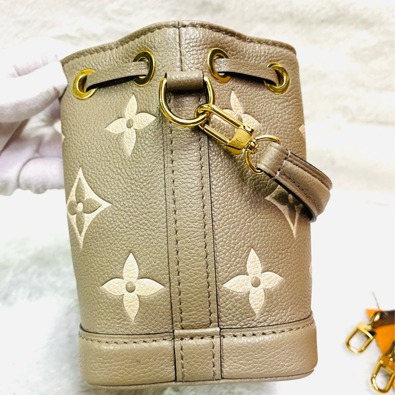 LV Nano Noe 大象灰水桶（晶片款） 可斜背肩背手提～-9