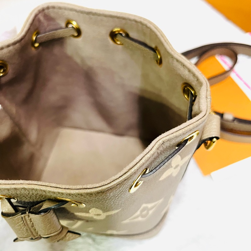 LV Nano Noe 大象灰水桶（晶片款） 可斜背肩背手提～-12