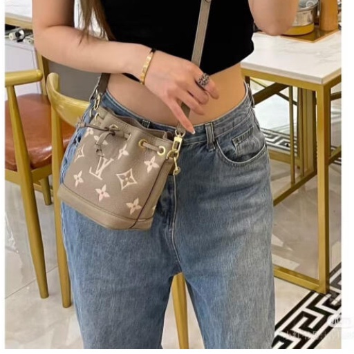 LV Nano Noe 大象灰水桶（晶片款） 可斜背肩背手提～-31