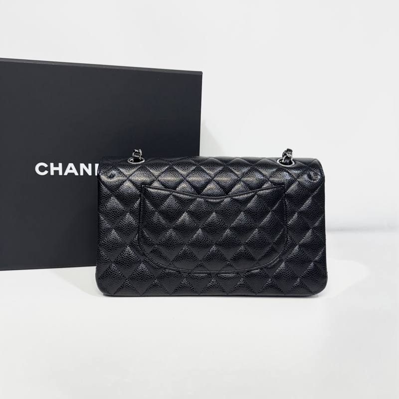 CHANEL黑銀荔枝皮coco25 A01112-1