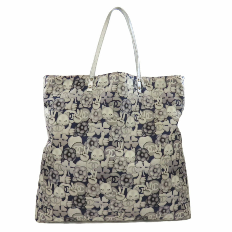 Chanel 貓咪圖案托特包,尼龍材質,女士,CHANEL-0