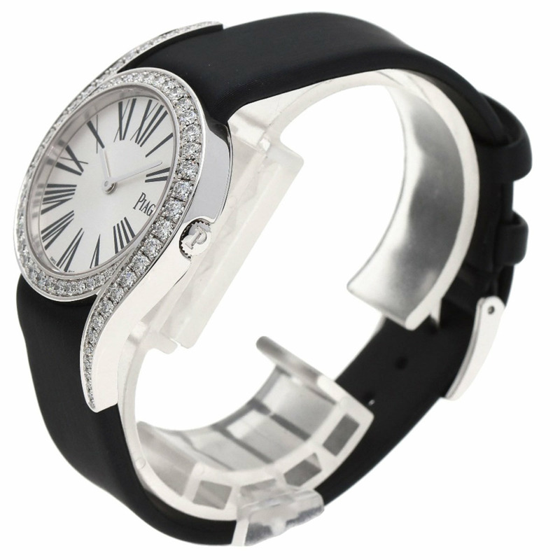 伯爵 G0A38160 Limelight Gala 31mm 腕錶 18K 白金 皮革 女款腕錶 PIAGET-1