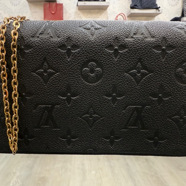 💚 LV pochette felicie 三合一鏈條包 全皮款-7