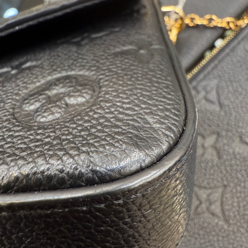 💚 LV pochette felicie 三合一鏈條包 全皮款-8