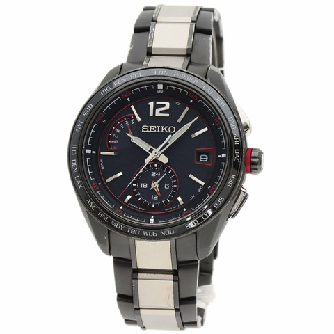 精工 SAGA267 8B63-0AS0 Brightz Flight Expert 手錶鈦金屬陶瓷男款 SEIKO