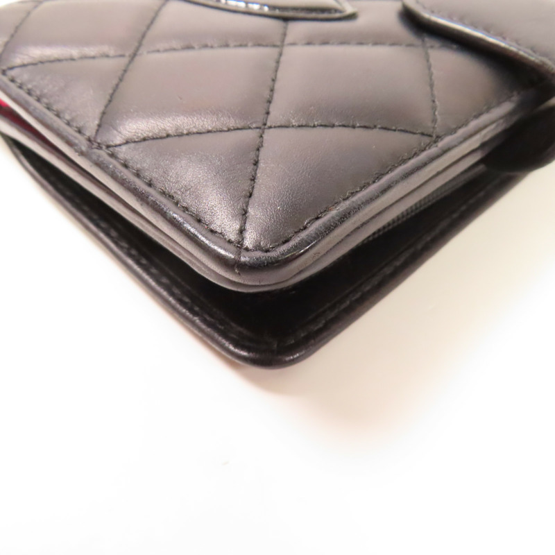 CHANEL 牛皮皮革Combon Wallet錢包-8