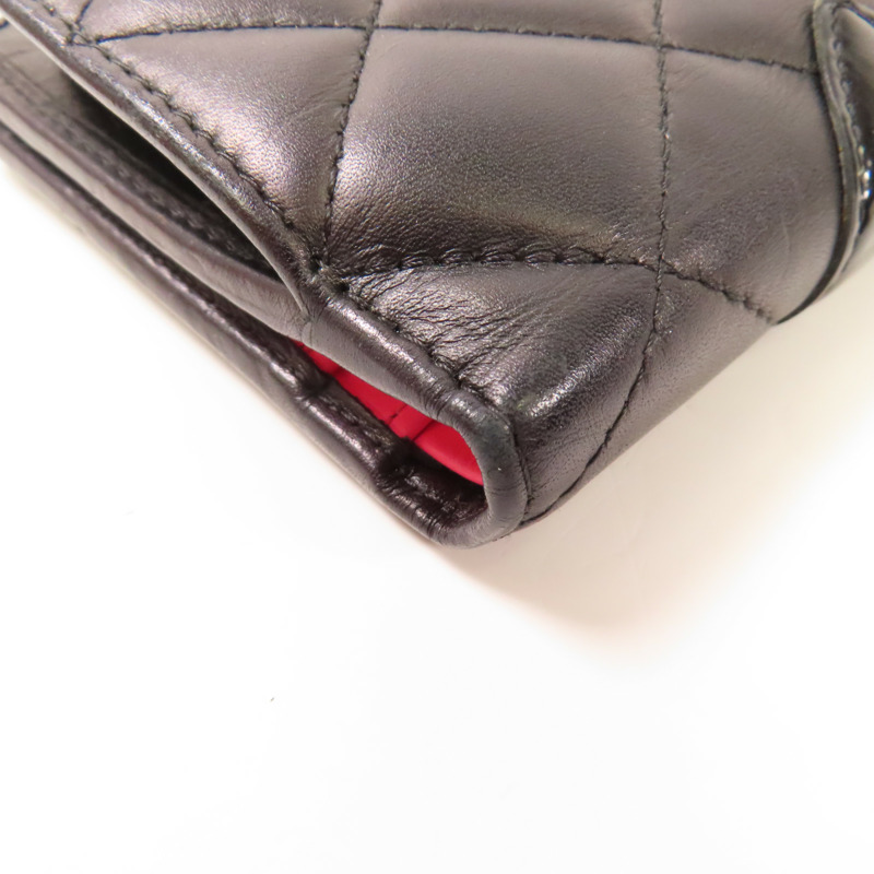 CHANEL 牛皮皮革Combon Wallet錢包-10
