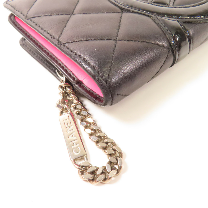 CHANEL 牛皮皮革Combon Wallet錢包-12