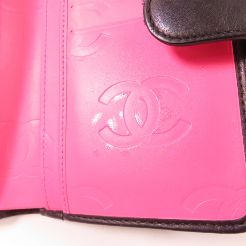 CHANEL 牛皮皮革Combon Wallet錢包-16