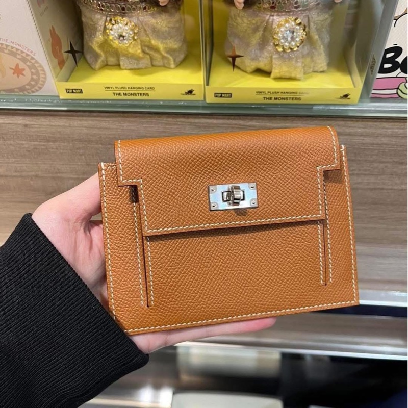 Hermes Kelly pocket,gold-0