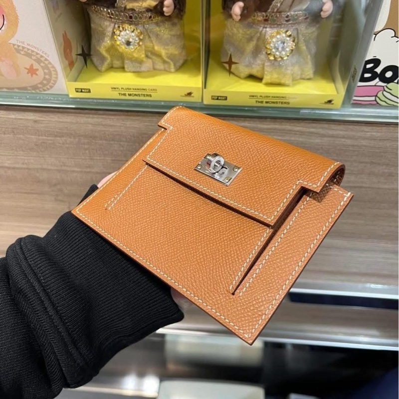 Hermes Kelly pocket,gold-2