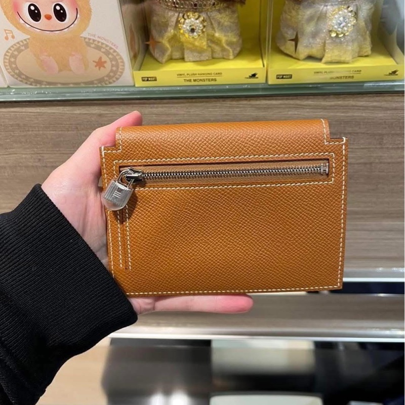Hermes Kelly pocket,gold-3