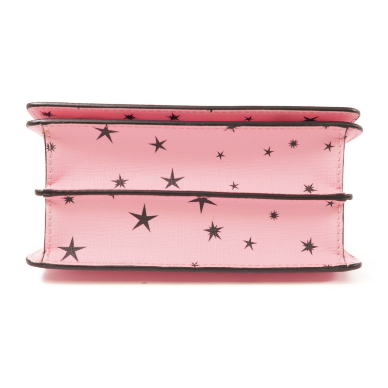 MOSCHINO 【激減優惠】皮革Space Teddy Mini Bag銀扣肩背袋-3