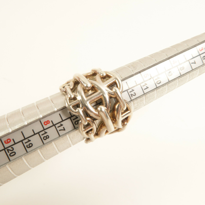 HERMES 925純銀Chain D'ancre Enchainee 戒指US#5.75-6
