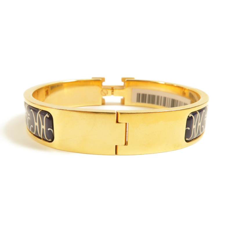 HERMES 金屬/琺瑯Clic H手鐲-1