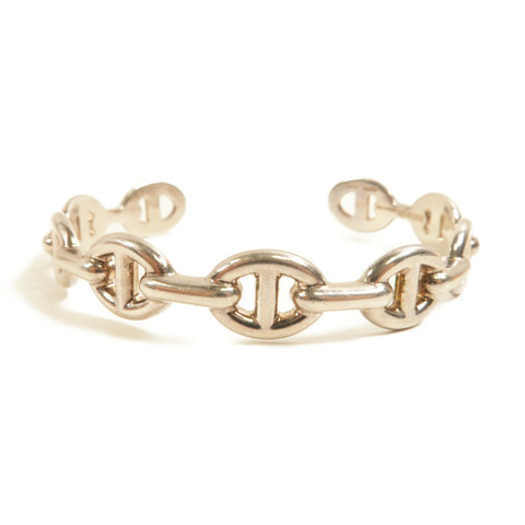 HERMES 925純銀Chain D'ancre Enchainee手鐲