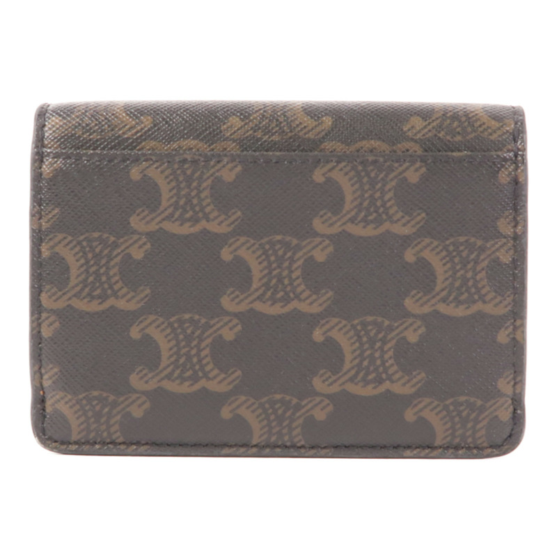 CELINE 塗層帆布Card Case金扣卡片套-1