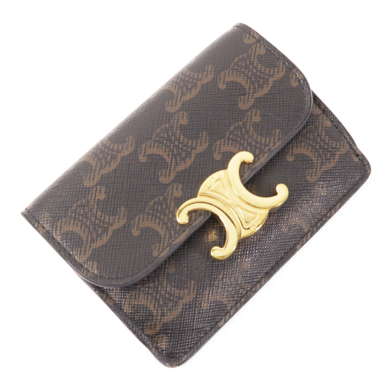 CELINE 塗層帆布Card Case金扣卡片套-2
