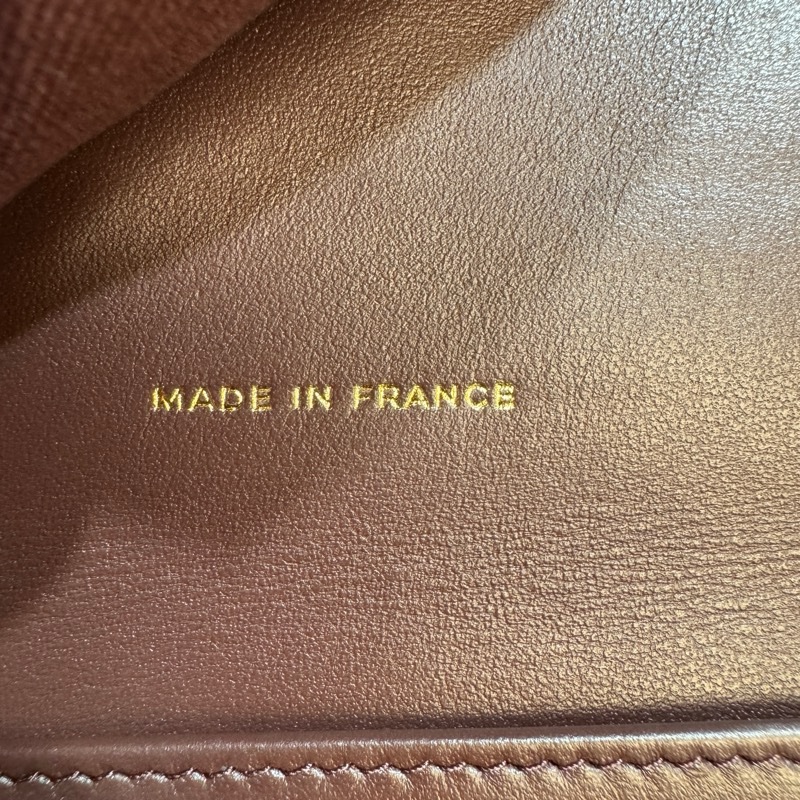 Chanel黑金荔枝牛皮經典coco三折短夾AP0231-8